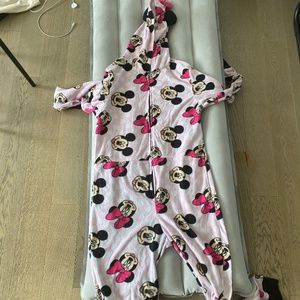 Pink Minnie Mouse Onesie